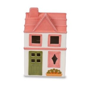 New Target Bullseye Playground Light-Up LED Spring House pink roof & green door
